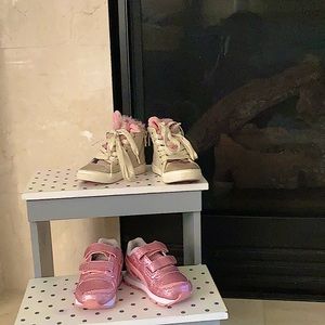 Glittery sneakers